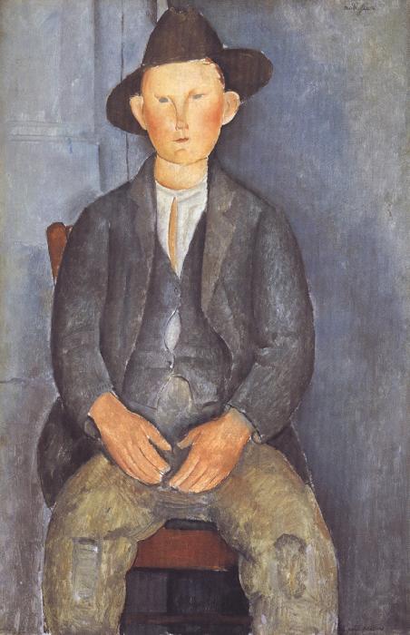 Amedeo Modigliani The Little Peasant (mk39) oil painting image